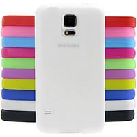 Solid Color Jelly Silicone Case Design Pattern For Samsung Galaxy S5 Mini