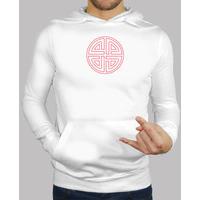 solar cross odin sweatshirt, white