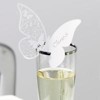 Something in the Air Butterfly Place Cards White (Pack of 10)