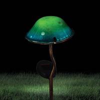 solar mushroom stake light