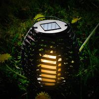 Solar Rattan Effect Lamp (2 Pack) (19281)