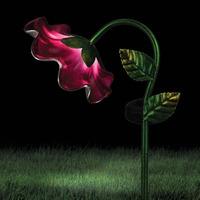 Solar Mini Bell Flower Stake