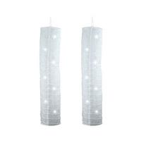 Solar LED Cylinder Lanterns (2 ? SAVE £5)