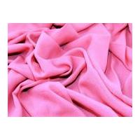 Soft Rayon Crepe Dress Fabric Bright Pink