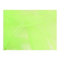 Soft Tulle Net Fabric Fluorescent Green