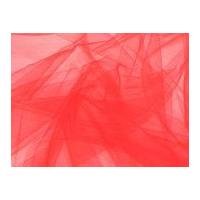 Soft Tulle Net Fabric Grenadier Red