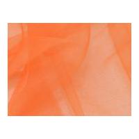 Soft Tulle Net Fabric Hibiscus Orange