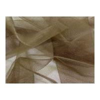 Soft Tulle Net Fabric Peat Brown