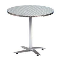 Sol Bistro Round Aluminium 4 Seater Single Column Bistro Dining Table