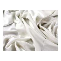 Soft Stretch Double Jersey Dress Fabric Soft White