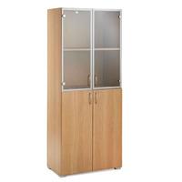 Soho Combination Unit Glazed Beech