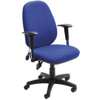 Sofia Lumbar Task Chair Blue