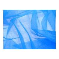 soft tulle net fabric blue