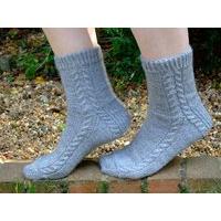 soft cable socks by sue stratford digital version