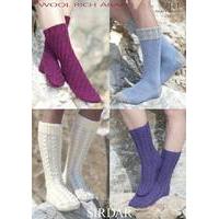 Socks in Sirdar Wool Rich Aran (7181)