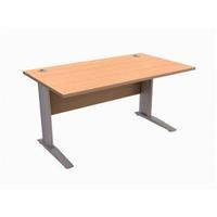 Sonix Cantilever 1600mm Rectangular Desk Beech 132902