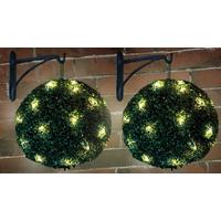 Solar-Powered Topiary Ball Light - 1 or 2