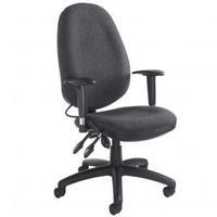 Sofia Lumber Task Chair Charcoal