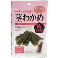 sokan plum and perilla seasoned wakame seaweed snacks