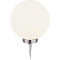 Solar decorative light Sphere LED 0.7 W Cold white, RGB Renkforce 1405086 White