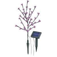 Solar decorative light Flowering shrub LED 0.6 W Pink Esotec Blütenstrauch 102104 Anthracite