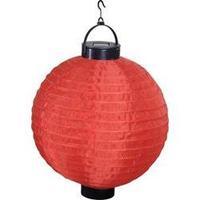 Solar decorative light Chinese lantern LED 0.25 W Neutral white LeuchtenDirekt 19934-14 19934-14 Red