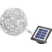 Solar decorative light Ball LED Daylight white Esotec Wireball 102112 Aluminium