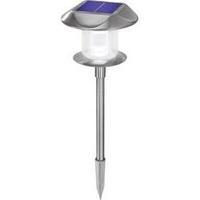 Solar flush mount light LED Warm white Esotec Sunny 102093 Stainless steel