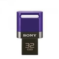 Sony Violet Microvault SA1 OTG USB 2.0 Flash Drive 32GB USM32SA1V