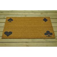 solitaire design 90cm x 60cm coir doormat by garden trading