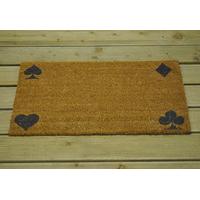 solitaire design 65cm x 40cm coir doormat by garden trading