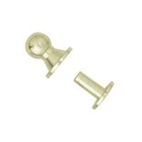 Solid Brass Sam Browne Buttons & Washer