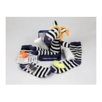 Sock Zebra Craft Kit In A Tin