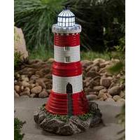 Solar Lighthouse With Flashing Light