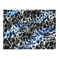 soft polyester dress fabric black blue