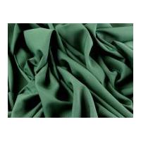 soft touch polyester crepe dress fabric bottle green