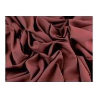 Soft Touch Polyester Crepe Dress Fabric Maroon
