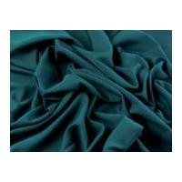 Soft Touch Polyester Crepe Dress Fabric Dark Teal