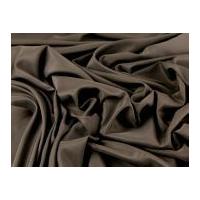 Soft Touch Polyester Crepe Dress Fabric Chocolate Brown