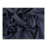 Soft Touch Polyester Crepe Dress Fabric Navy Blue