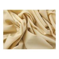 Soft Touch Polyester Crepe Dress Fabric Light Gold