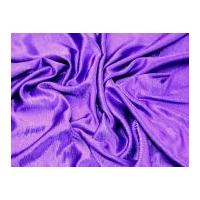 Soire Polyester Crinkle Satin Dress Fabric Purple