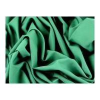 Soft Touch Polyester Crepe Dress Fabric Emerald Green