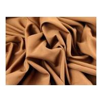 soft touch polyester crepe dress fabric mocha brown