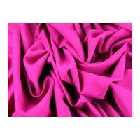 Soft Touch Polyester Crepe Dress Fabric Fuchsia Pink