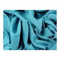 soft touch polyester crepe dress fabric turquoise