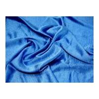 Soire Polyester Crinkle Satin Dress Fabric Royal Blue