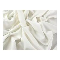 soft touch polyester crepe dress fabric ivory