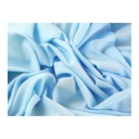 Soft Touch Polyester Crepe Dress Fabric Baby Blue