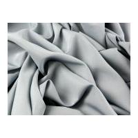 soft touch polyester crepe dress fabric mouse grey